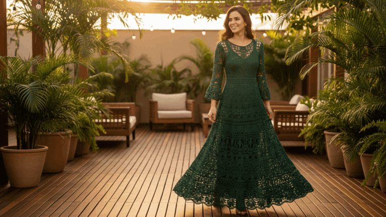 Crie vestidos de crochê únicos com gráficos e encante qualquer um!