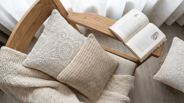 Aprenda a fazer capas de almofadas em crochê simples e elegantes para sua casa