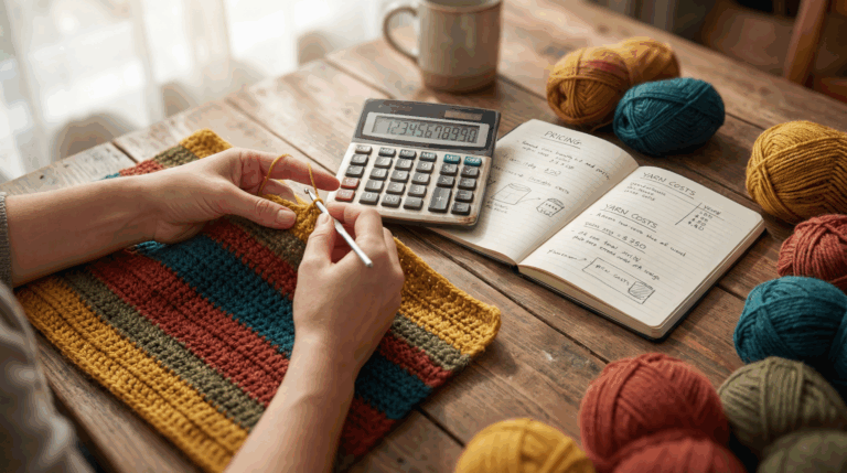 ‘Quero vender meu crochê’: 5 passos para calcular o preço da sua peça (sem sair no prejuízo)
