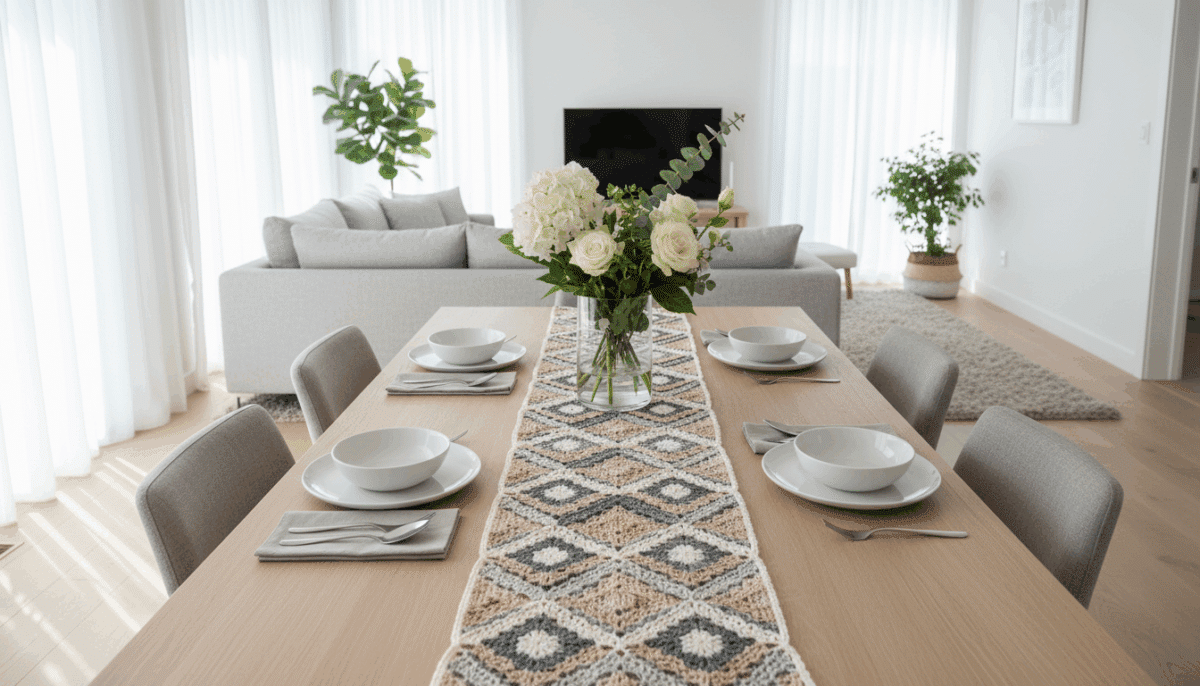 croche sala de jantar