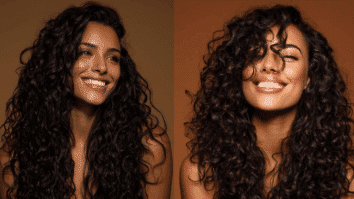 Mulheres com cabelos cacheados