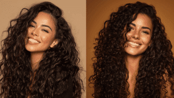 Mulheres com cabelos cacheados