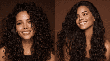 Mulheres com cabelos cacheados