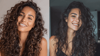 Mulheres com cabelos cacheados