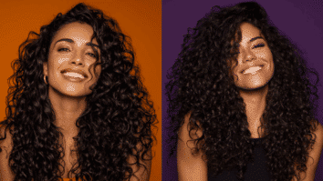 Mulheres com cabelos cacheados