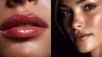 Lábios volumosos e super brilhantes: na imagem, o efeito ilustrativo de plump nos lábios que está dominando as tendências de beleza!