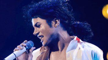 Imagem promocional da cinebiografia de Michael Jackson