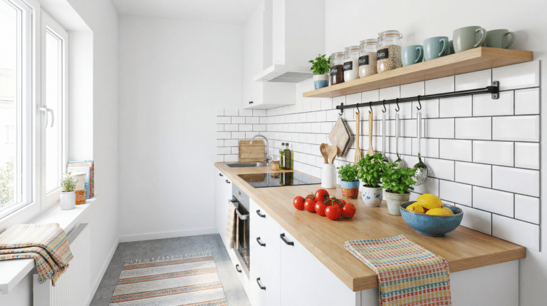 Cozinha pequena organizada e bonita. Como ganhar espaço sem reforma