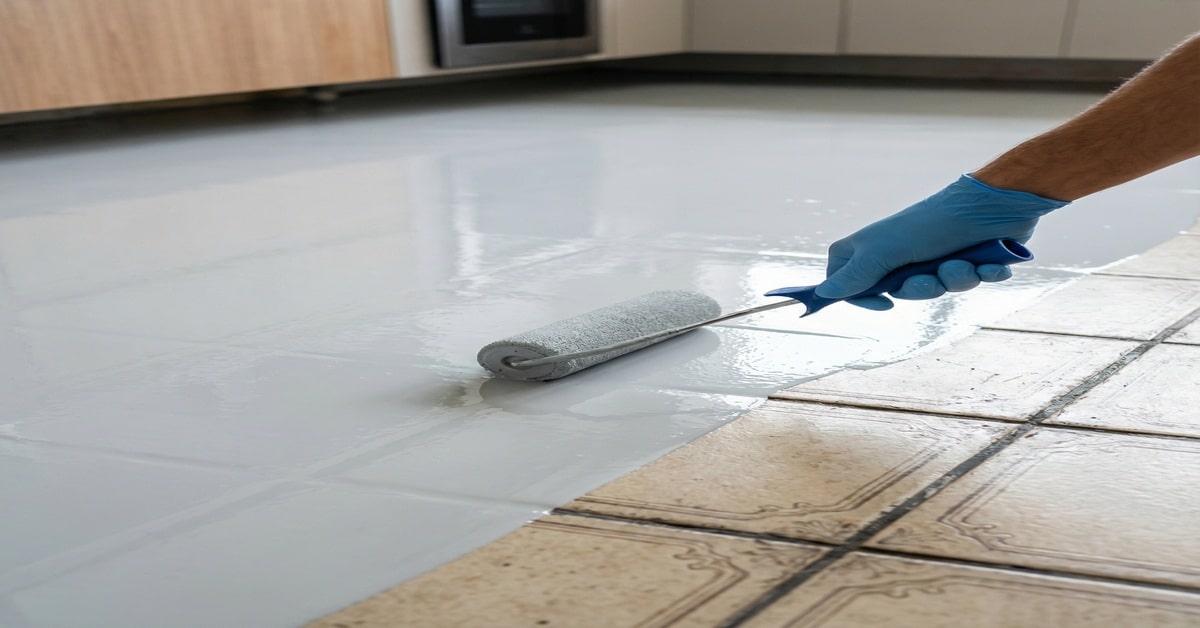 Aplicação de Tinta Epóxi em Piso