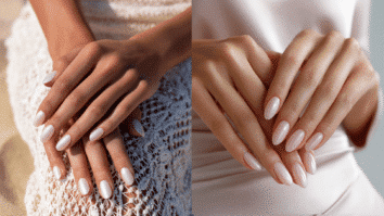 Mulheres com cores de esmaltes distintas simbolizando os esmaltes que estarão em alta para o ano novo, com cores que representam as boas vibrações de 2026