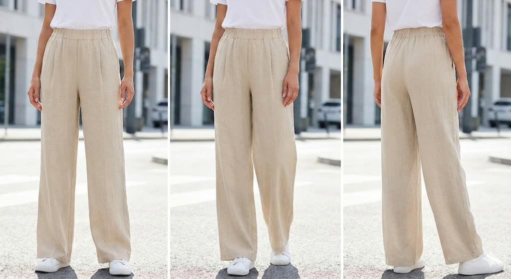 Calça de alfaiataria oversized