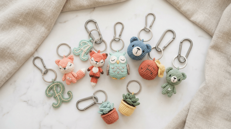 7 micro amigurumis de crochê para 2026: Guia técnico de chaveiros que faturam alto