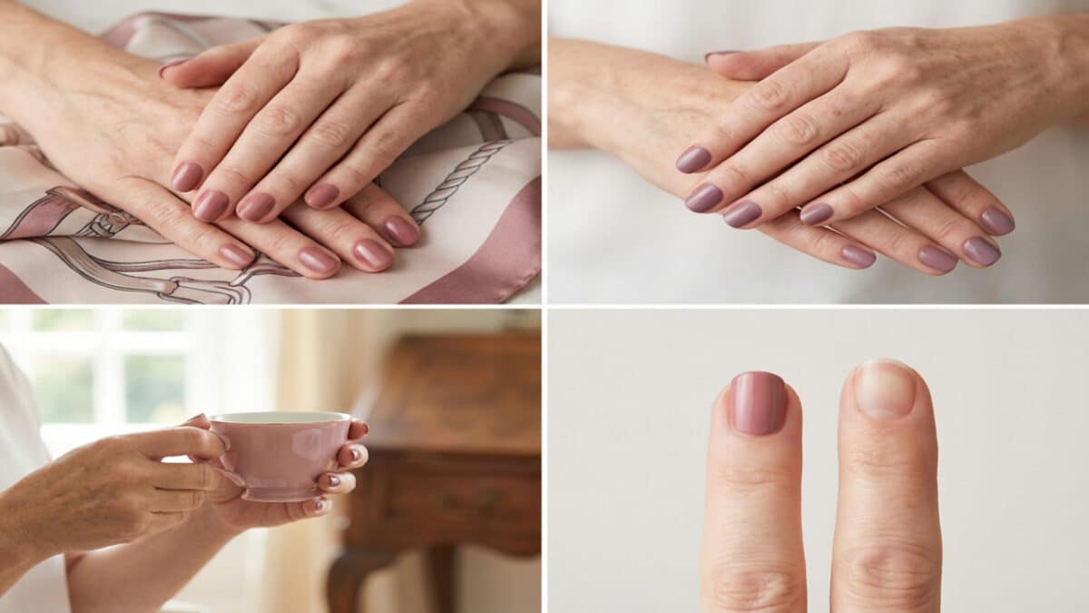 Esmalte Rosa Chá e Malva