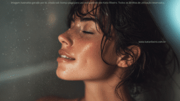 Boca de uma mulher entreaberta simbolizando mulher exalando um hálito fresco e saudável — Imagem ilustrativa gerada por IA, criada sob licença paga para uso exclusivo do site Katia Ribeiro. Todos os direitos de utilização reservados.