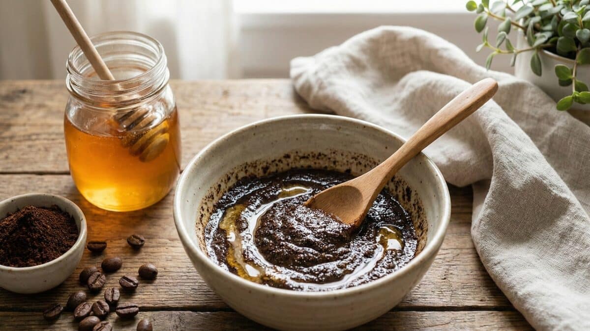 Ingredientes para receita de esfoliante caseiro