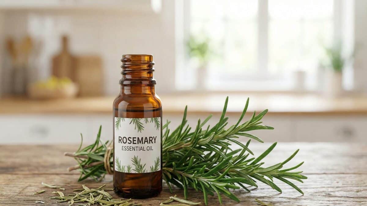 Óleo de alecrim para cabelos