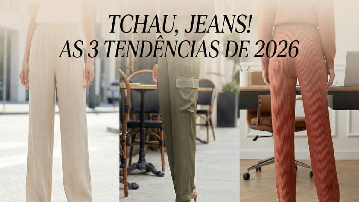 Tendências para substituir a calça jeans