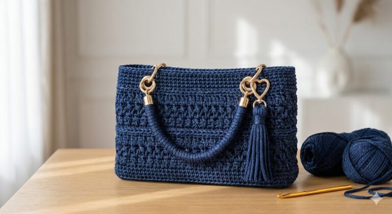 Bolsa de crochê para fazer em casa