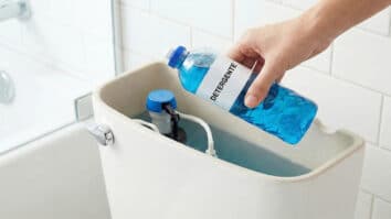 O truque das diaristas para manter o banheiro cheiroso usando apenas um detergente