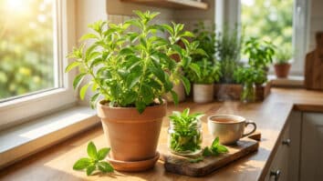 Estévia cultivada em casa para adoçar a vida