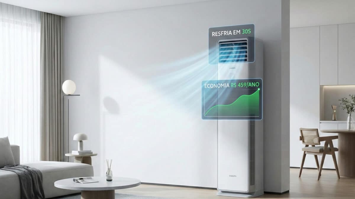 Ar condicionado tecnológico da Xiaomi