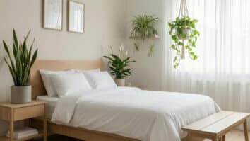 5 plantas que purificam o ar do quarto e sobrevivem sem sol direto