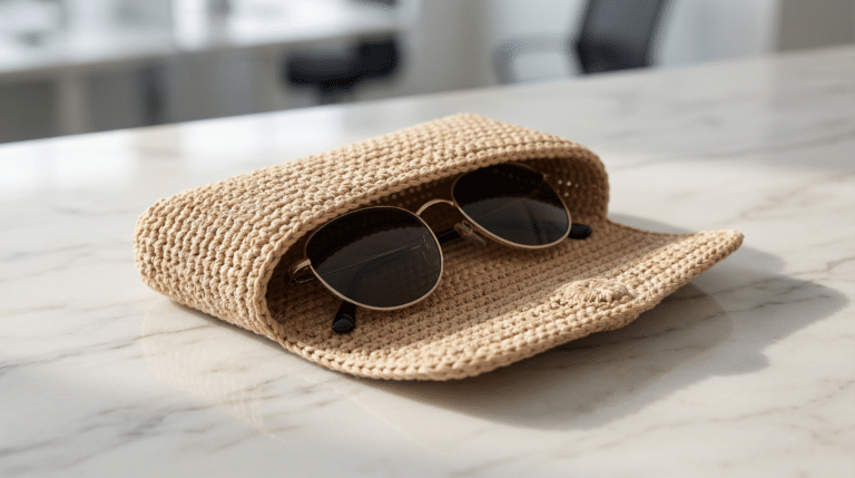 Estojos de crochê para óculos: como proteger suas lentes com charme e praticidade no dia a dia