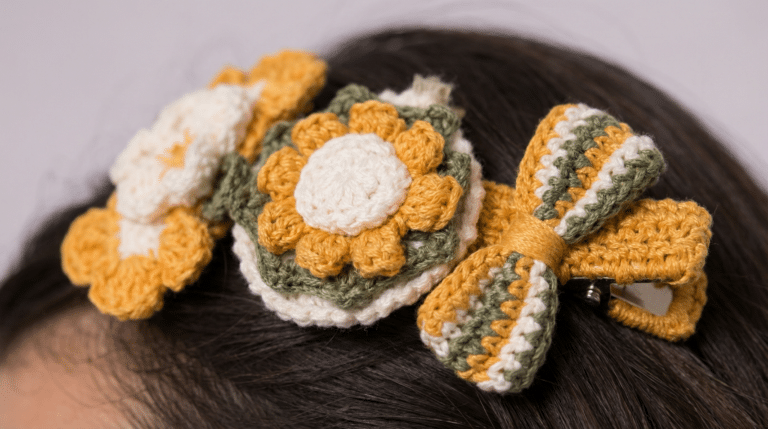Presilhas de cabelo em crochê: o guia para criar presentes artesanais inesquecíveis
