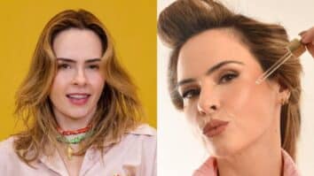 Na imagem, duas fases de Ana Paula Renault no BBB 26 evidenciam o que tem chamado a atenção do público: a pele com aspecto jovem e bem cuidado mesmo após 10 anos da última edição, quase como se o tempo não tivesse passado.