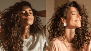 Mulheres com cabelo cacheado