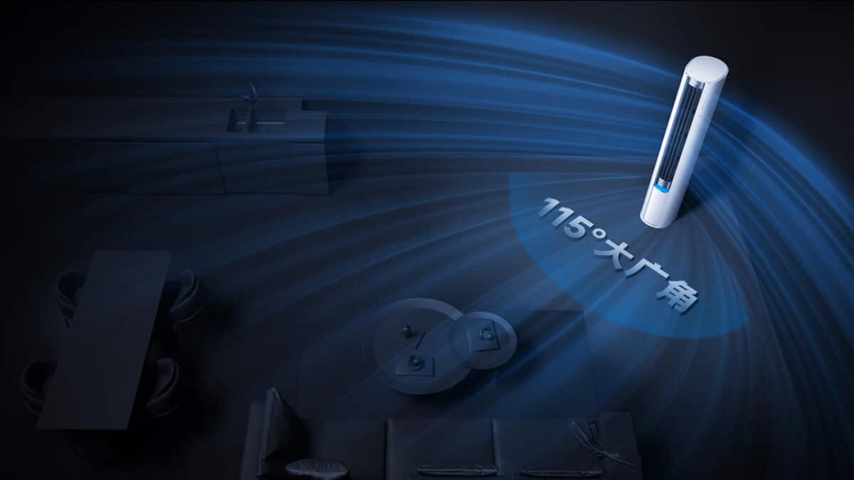 Ar condicionado vertical Pro Super Energy Saving 2HP Mi com nível de eficiência energética 1