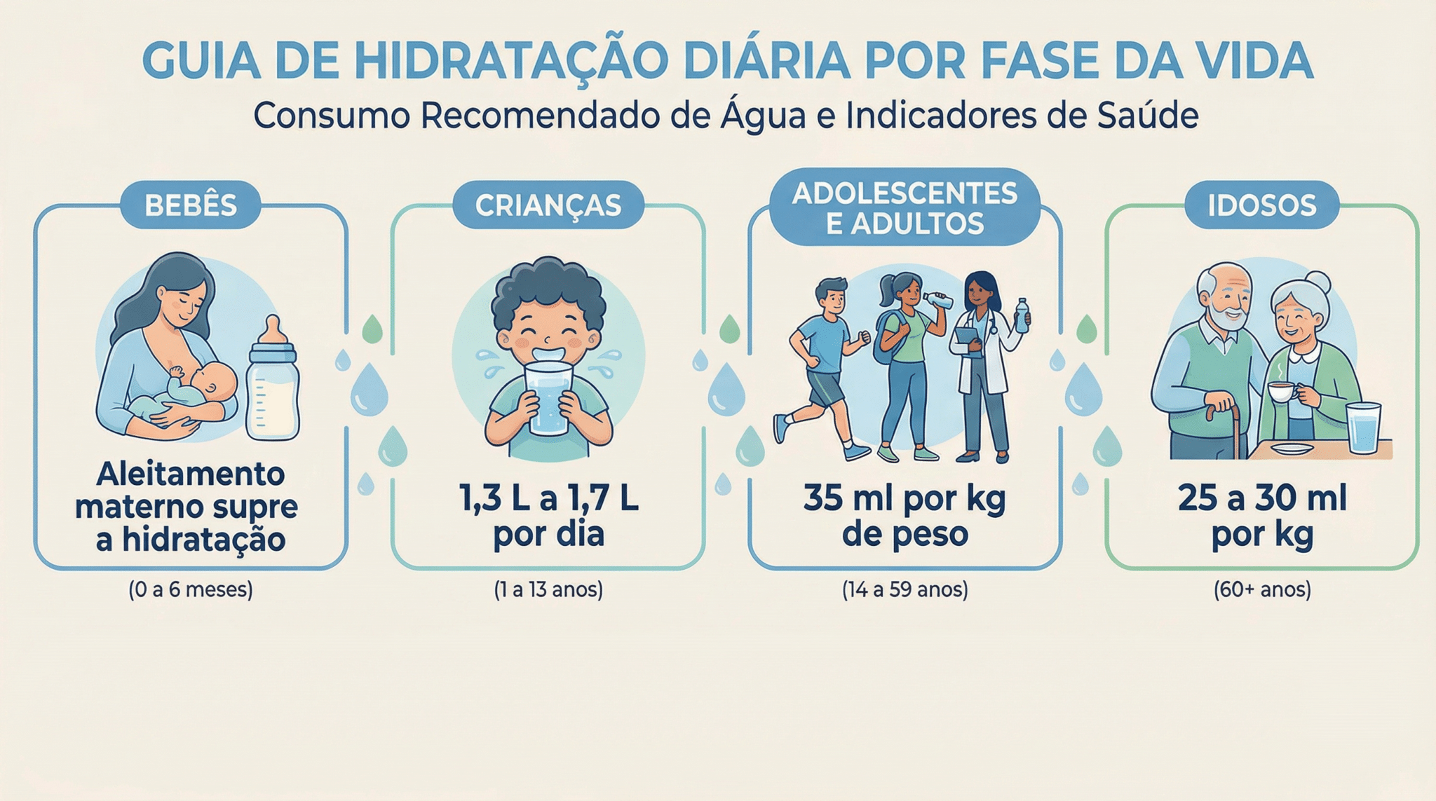 Saiba a quantidade de água que você deve beber por dia de acordo com a ...