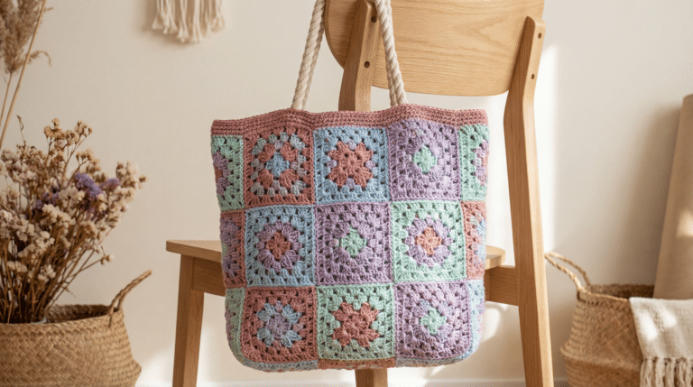 Modelos de squares de crochê para criar peças exclusivas com acabamento profissional