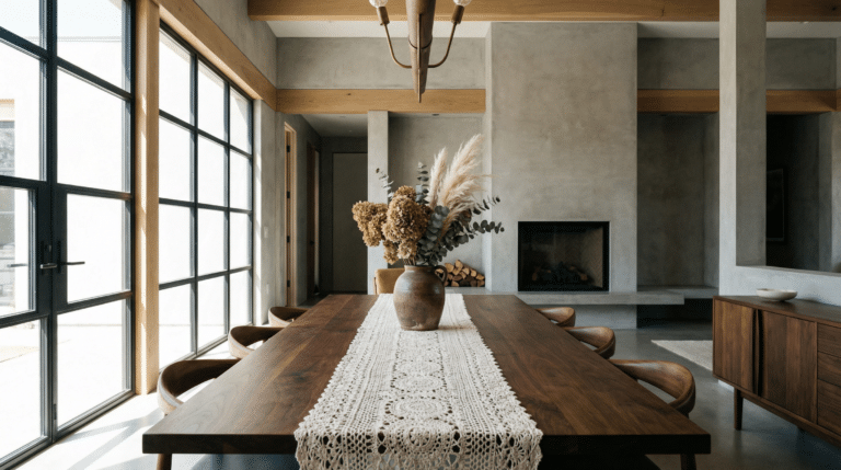 Caminhos de mesa em crochê: pontos que deixam a decoração mais sofisticada
