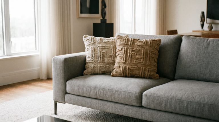 Tendências de almofadas de crochê de luxo que elevam o padrão da decoração de interiores