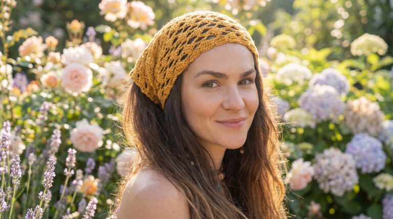 Bandana Crochê