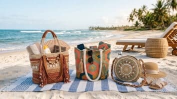 Faça lindas bolsas de praia em crochê com gráficos para brilhar no verão de 2026