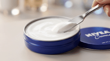 Creme nívea de latinha