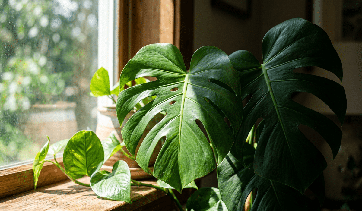 planta com luz na medidca certa