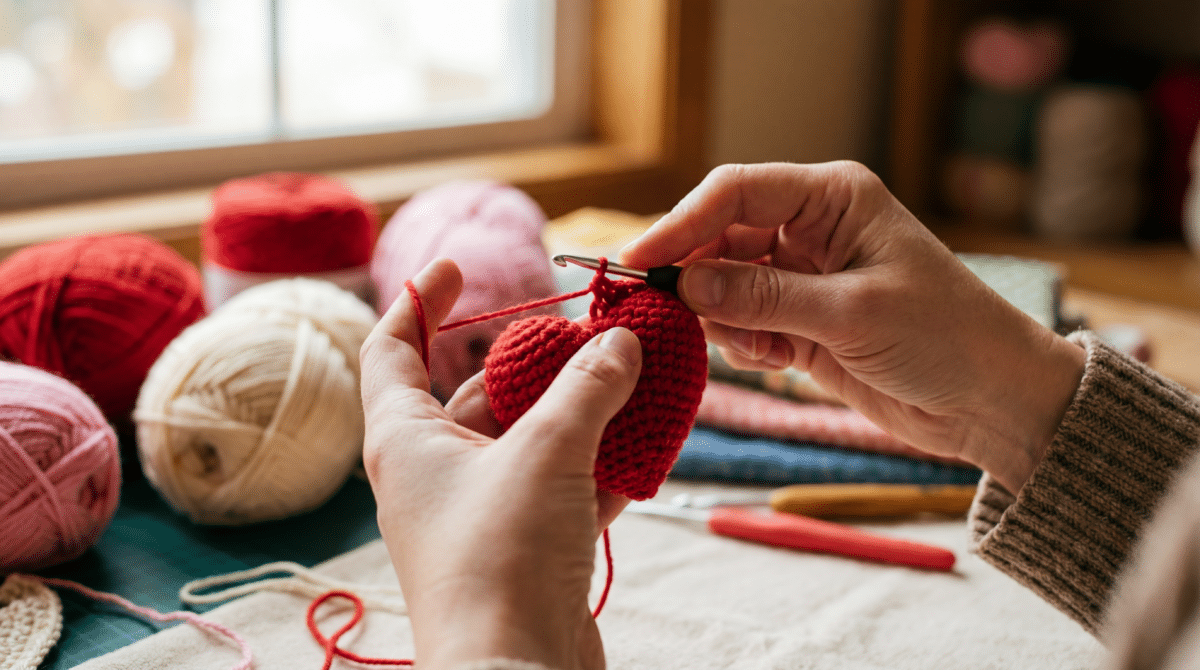 Amigurumi Coração