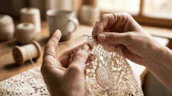 Renda de luxo no crochê