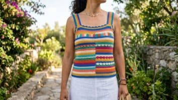 Blusas de crochê: veja modelos com gráficos que trazem elegância ao seu estilo