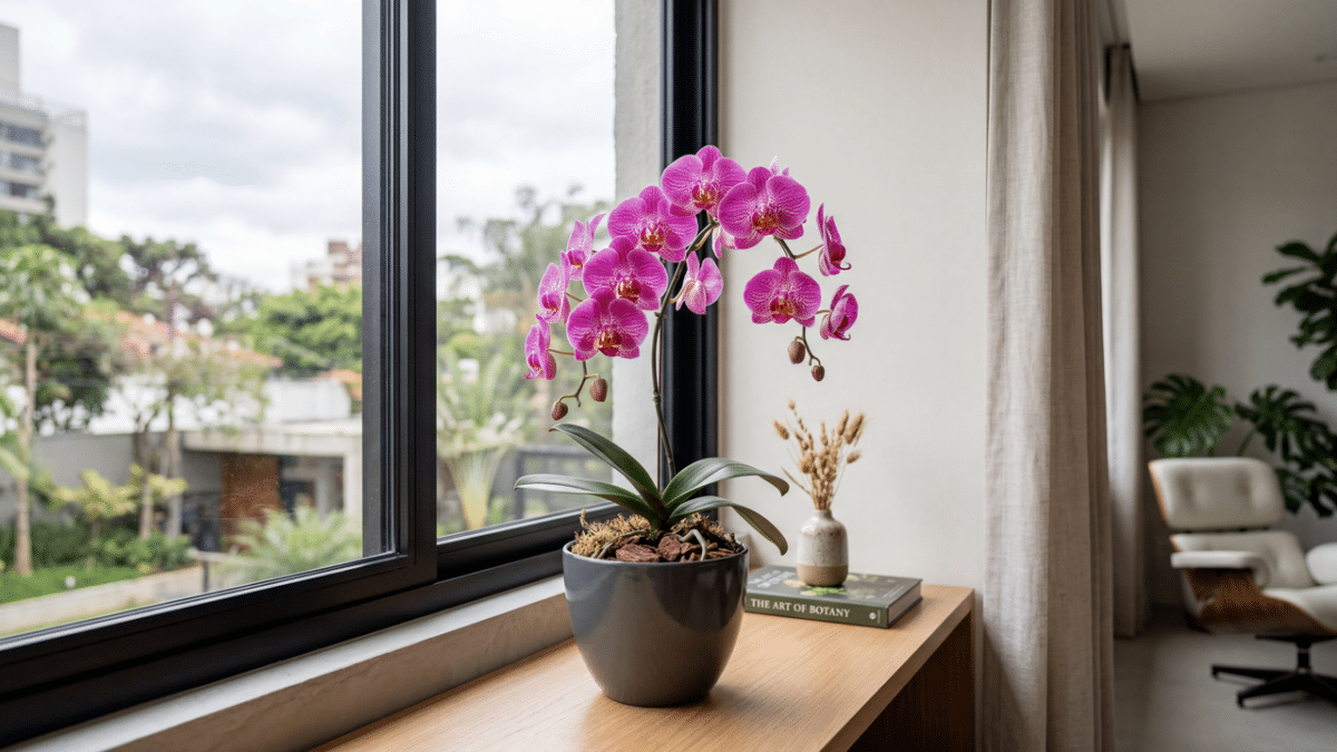 Vaso de orquídea