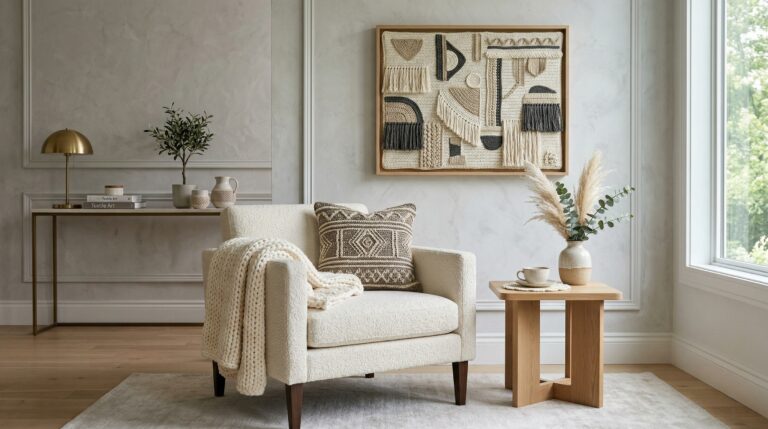 Peças de Crochê Modernas de Luxo na Decoração