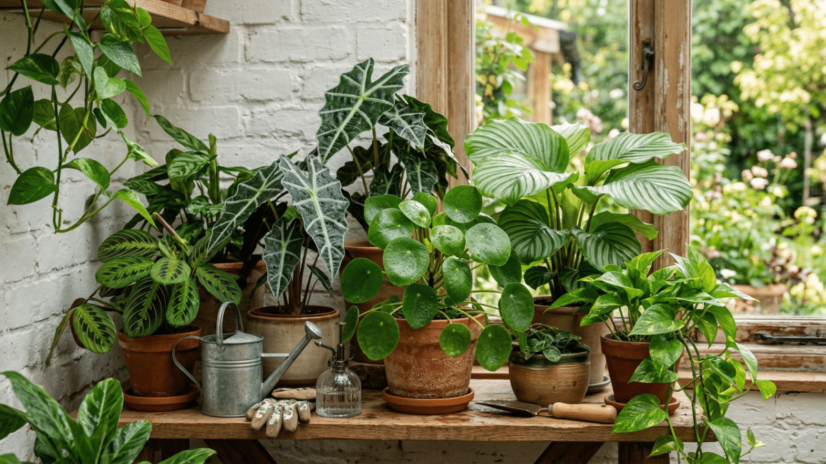 Plantas bonitas e saudáveis