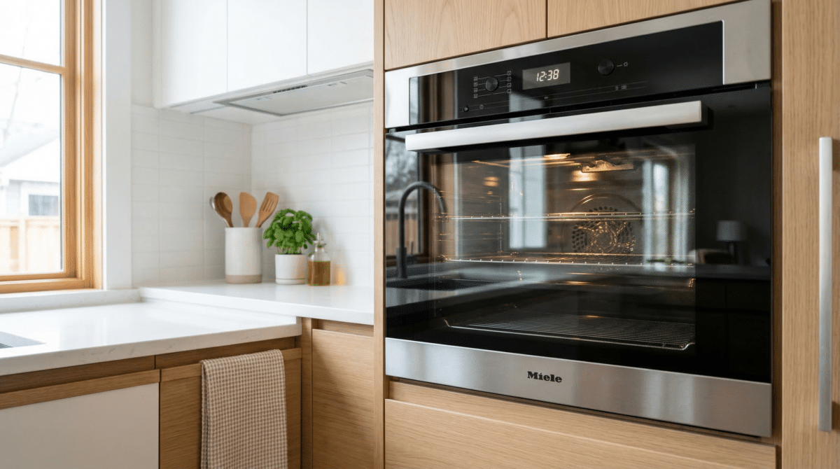 forno limpo e brilhante
