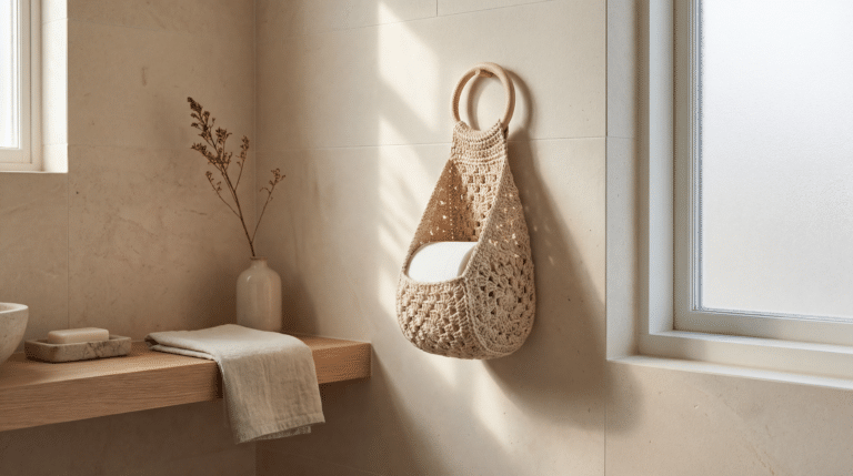 Suporte Crochê Papel