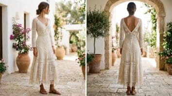 Vestidos de crochê de luxo para o fim de ano com gráficos e vídeo tutorial