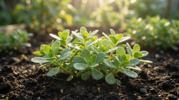 explicação sobre a planta beldroega por biólogo em vídeo educativo