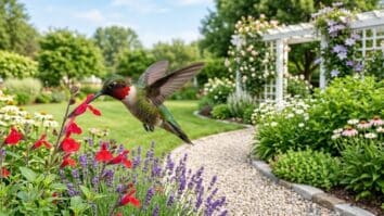 Plante estas flores juntas para atrair beija-flores no seu jardim